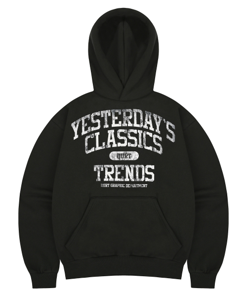 YESTERDAYS CLASSICS HOODIE (BLACK)