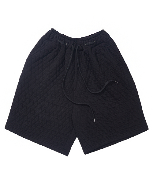 A NOTHING(アナッシング)の「VINTAGE DIA-QUILTING WIDE 1/2 PANTS (Black)(その他パンツ・レディース・その他・MEDIUM/LARGE)」の1枚目の写真