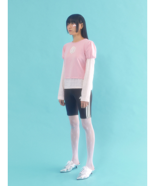 NEFNEF(ネフネフ)の「レイヤードパフトップ_ピンク(Tシャツ/カットソー・レディース・その他・FREE)」の6枚目の写真