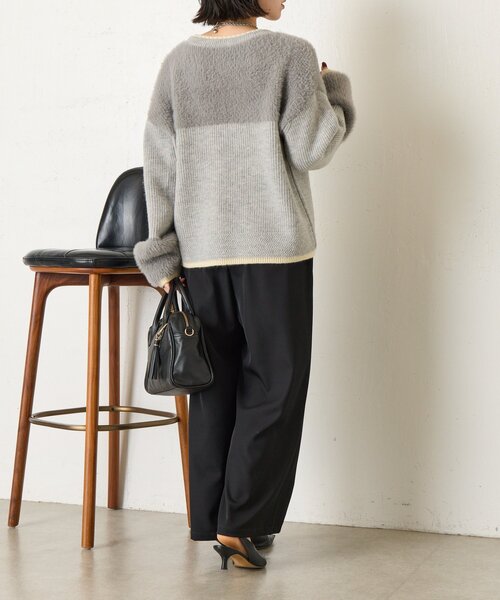 Jena espace merveilleux(ジェナ エスパスメルヴェイユ)の「【セレモニー/低身長サイズ】トロミベストセットアップ(パンツドレス・レディース・ブラック/ライトグレー・FREE)」の21枚目の写真