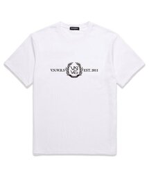 ローラール ロング ロゴ オーバーサイズ 半袖Tシャツ (VS0067) ホワイト