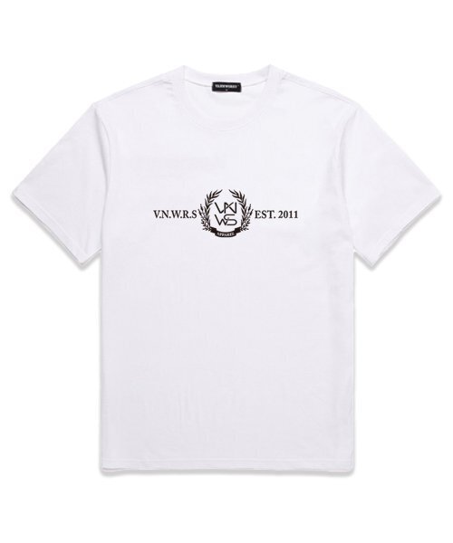 VANNWORKS(バンワークス)の「ローラール ロング ロゴ オーバーサイズ 半袖Tシャツ (VS0067) ホワイト(Tシャツ/カットソー・レディース・その他・LARGE/MEDIUM/SMALL/X-LARGE/XX-LARGE)」の1枚目の写真