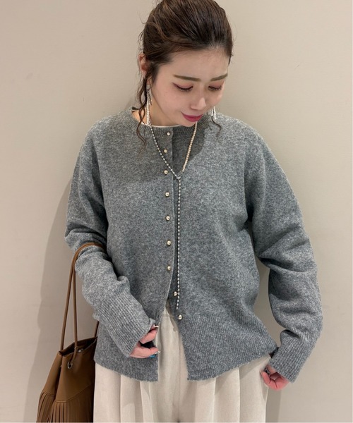 セール】金釦コンパクトニットカーディガン（カーディガン/ボレロ