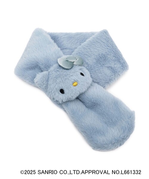 sanrio（サンリオ）の「【ハローキティ】フェイクファーティペット（ストール/ショール・レディース・ホワイト/ベビーピンク/ライトブルー・00）」の2枚目の写真
