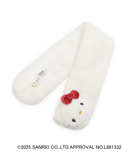 sanrio（サンリオ）の「【ハローキティ】フェイクファーティペット（ストール/ショール・レディース・ホワイト/ベビーピンク/ライトブルー・00）」の5枚目の写真