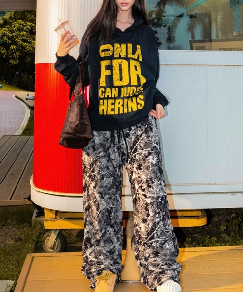 SHIBUYA Zy.(シブヤジー)の「Urban Hunter迷彩リラックスワイドパンツ(その他パンツ・メンズ・ブラウン/グレー・S/M/L)」の3枚目の写真