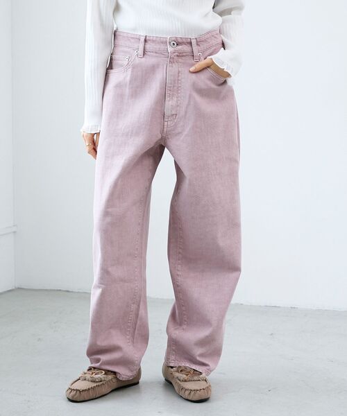 le.coeur blanc（ルクールブラン）の「カラーカツラギカーブパンツ（その他パンツ・レディース・ベージュ/ライトグレー/ピンク・36/38）」の16枚目の写真