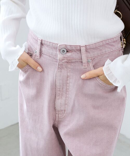 le.coeur blanc（ルクールブラン）の「カラーカツラギカーブパンツ（その他パンツ・レディース・ベージュ/ライトグレー/ピンク・36/38）」の17枚目の写真