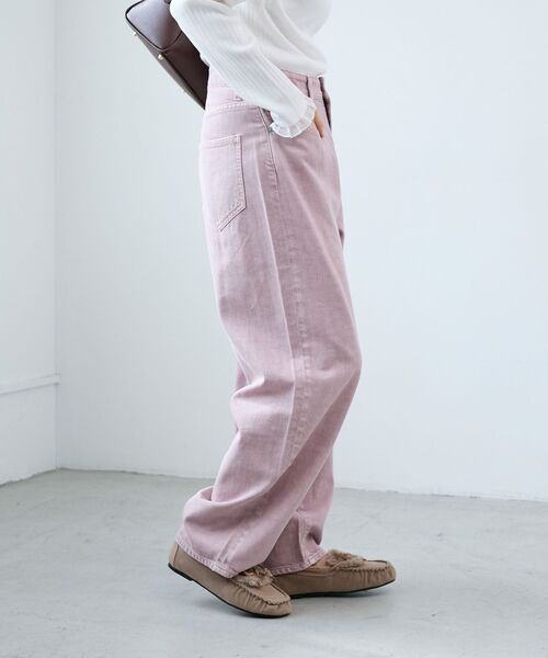 le.coeur blanc（ルクールブラン）の「カラーカツラギカーブパンツ（その他パンツ・レディース・ベージュ/ライトグレー/ピンク・36/38）」の18枚目の写真