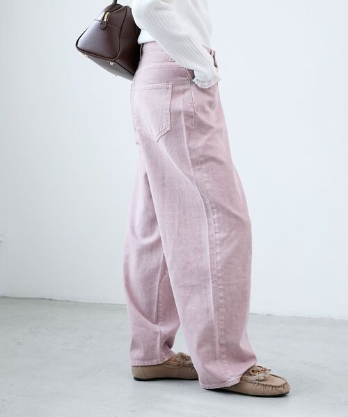 le.coeur blanc（ルクールブラン）の「カラーカツラギカーブパンツ（その他パンツ・レディース・ベージュ/ライトグレー/ピンク・36/38）」の19枚目の写真