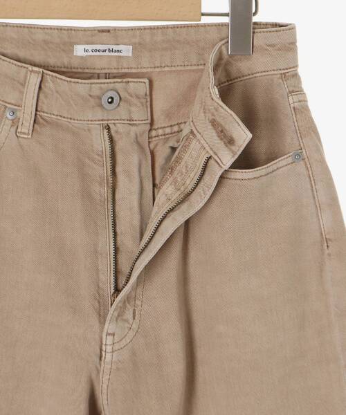 le.coeur blanc（ルクールブラン）の「カラーカツラギカーブパンツ（その他パンツ・レディース・ベージュ/ライトグレー/ピンク・36/38）」の4枚目の写真