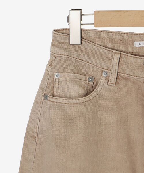 le.coeur blanc（ルクールブラン）の「カラーカツラギカーブパンツ（その他パンツ・レディース・ベージュ/ライトグレー/ピンク・36/38）」の5枚目の写真