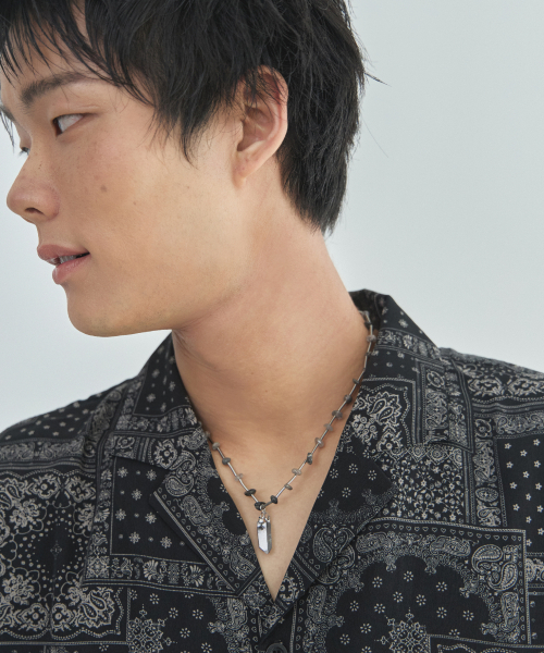 LAD EDITION(ラッドエディション)の「ペイズリーオープンカラーシャツ_ブラック(シャツ/ブラウス・メンズ・その他・FREE)」の12枚目の写真
