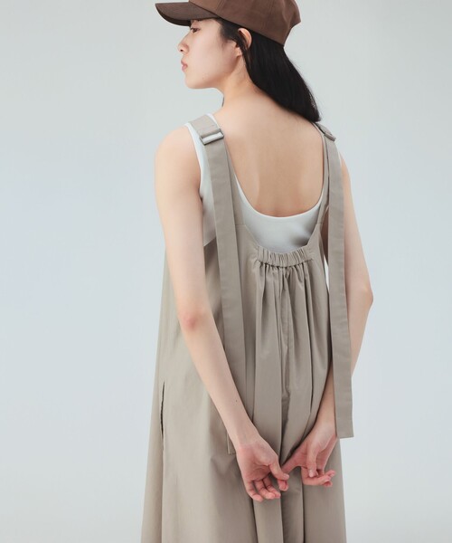 BEAMS HEART(ビームスハート)の「【マイサイズ調整可能】Dカン ロングワンピース(ワンピース・レディース・レッド/ブラック/ブラウン系その他2・FREE)」の22枚目の写真