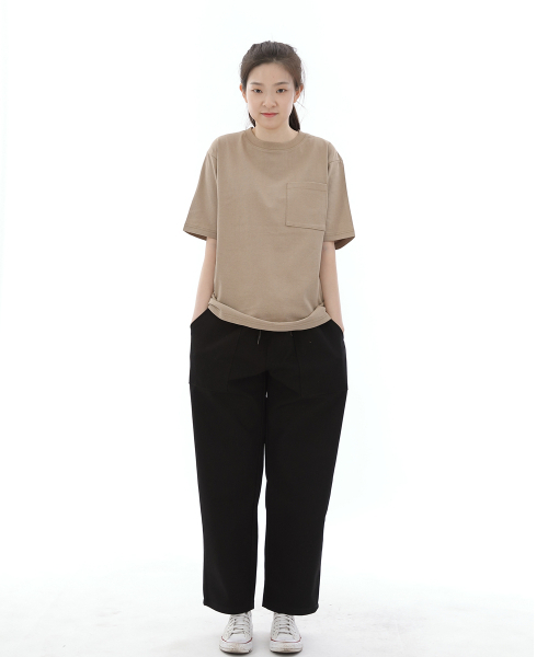 SAINTCREW(セントクルー)の「ワイドアンクルドロップパティグパンツ WAF-319 ブラック(その他パンツ・レディース・その他・MEDIUM/LARGE/X-LARGE)」の2枚目の写真
