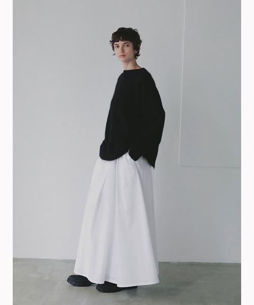 HER.（ハー）の「オックスフレアスカート（スカート・レディース・オフホワイト/ブラック・1/2）」の14枚目の写真