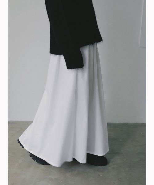 HER.（ハー）の「オックスフレアスカート（スカート・レディース・オフホワイト/ブラック・1/2）」の15枚目の写真