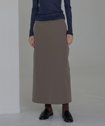 Standard Fit Long Skirt (Brown)
