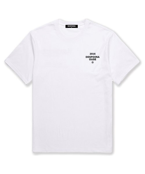 OUSE(オウズ)の「ベーシックロゴオーバーサイズ半袖Tシャツ (DS015) ホワイト(Tシャツ/カットソー・レディース・その他・SMALL/MEDIUM/LARGE/X-LARGE/XX-LARGE)」の1枚目の写真