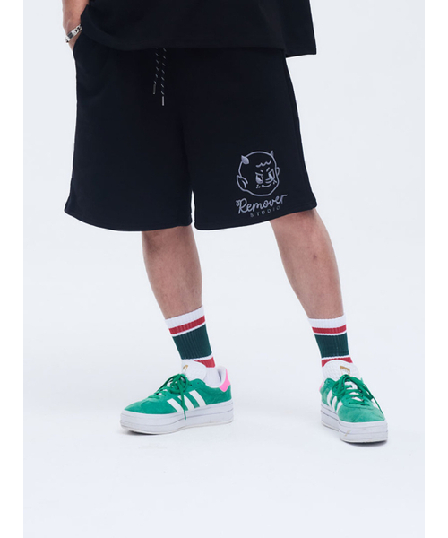 REMOVERSTUDIO（リムーバースタジオ）の「デビルビッグロゴハーフパンツ[ブラック]（その他パンツ・メンズ・その他・LARGE/X-LARGE）」の3枚目の写真