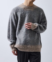 メランジグラデーションニット