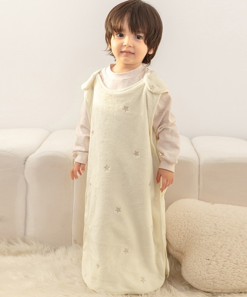 セール】【2WAYでパンツにもなる】ふわぽかボア×ガーゼスリーパー