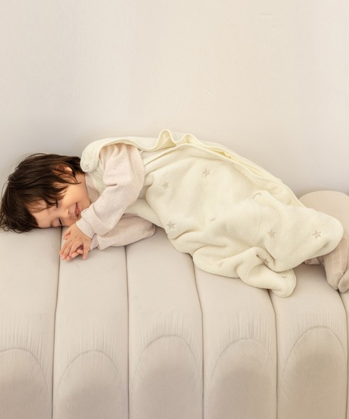 2WAYでパンツにもなる】ふわぽかボア×ガーゼスリーパー キッズ ベビー