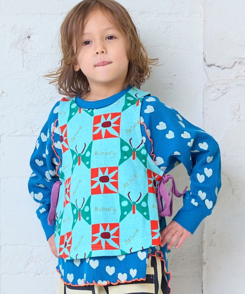 MARKEY'S(マーキーズ)の「ソウガラミニウラケエプロンベスト(ベスト・キッズ・ブラック系その他/オレンジ系その他/ブルー系その他・XS/S/M/L)」の3枚目の写真