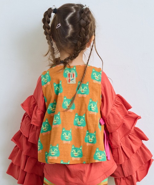 MARKEY'S(マーキーズ)の「ソウガラミニウラケエプロンベスト(ベスト・キッズ・ブラック系その他/オレンジ系その他/ブルー系その他・XS/S/M/L)」の7枚目の写真