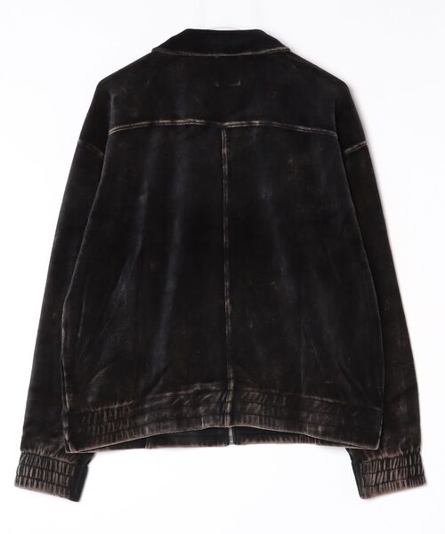 BEAVER（ビーバー）の「B omnivore/ビーオムニボー　velours jacket ベロアジャケット（ブルゾン・メンズ・ブラウン/ブラック・M/L）」の3枚目の写真
