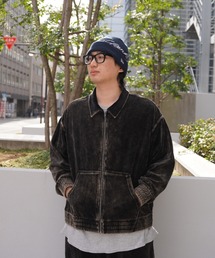 BEAVER | B omnivore/ビーオムニボー　velours jacket ベロアジャケット(ブルゾン)