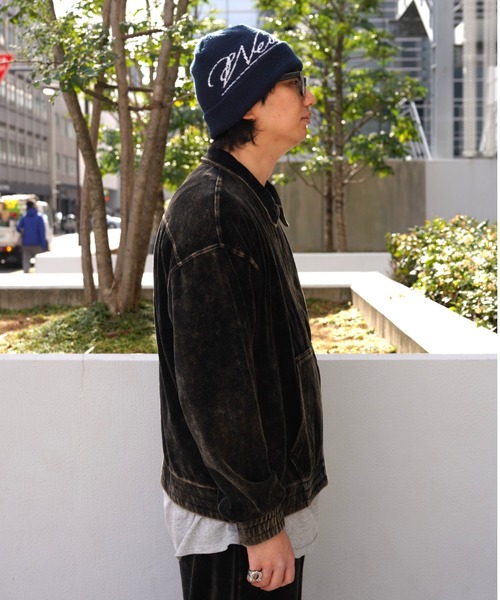 BEAVER（ビーバー）の「B omnivore/ビーオムニボー　velours jacket ベロアジャケット（ブルゾン・メンズ・ブラウン/ブラック・M/L）」の18枚目の写真