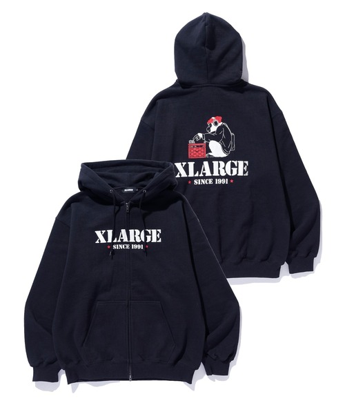 CRATE DIGGER ZIP HOODED SWEATSHIRT（パーカー）｜XLARGE（エクストラ
