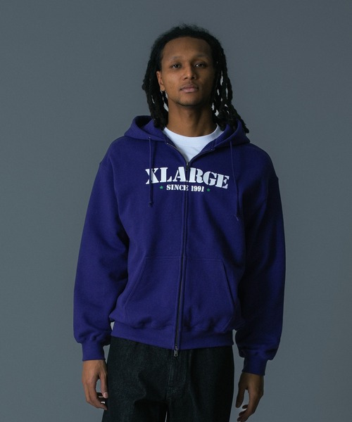 CRATE DIGGER ZIP HOODED SWEATSHIRT（パーカー）｜XLARGE（エクストラ