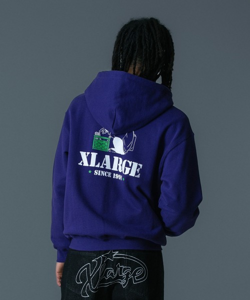 セール】CRATE DIGGER ZIP HOODED SWEATSHIRT（パーカー）｜XLARGE
