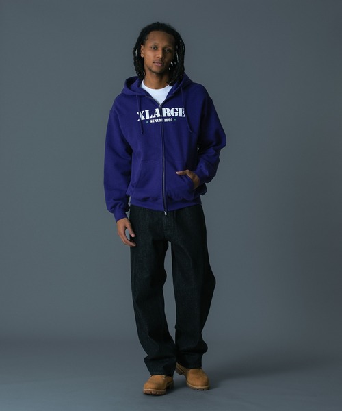 CRATE DIGGER ZIP HOODED SWEATSHIRT（パーカー）｜XLARGE（エクストラ