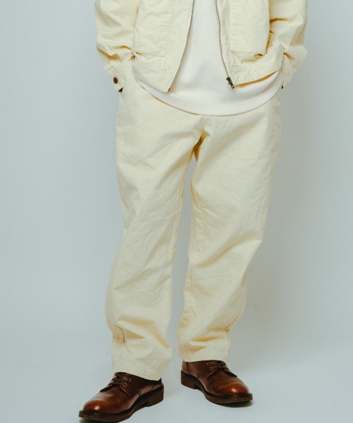 BIG MIKE（ビッグマイク）の「BIG MIKE ビックマイク/ 26春夏新作 セットアップ対応 ダック イージーパンツ // 102617201（その他パンツ・メンズ・ブラック/ナチュラル・MEDIUM/LARGE/X-LARGE）」の2枚目の写真