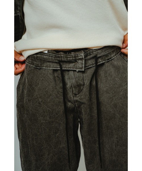 BIG MIKE（ビッグマイク）の「BIG MIKE ビックマイク/ 26春夏新作 セットアップ対応 ダック イージーパンツ // 102617201（その他パンツ・メンズ・ブラック/ナチュラル・MEDIUM/LARGE/X-LARGE）」の12枚目の写真