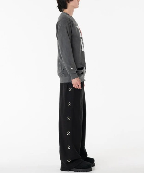 STUDIOUS（ステュディオス）の「【DISCOVERED】I BROKEN HEART DAMAGE SWEAT（スウェット・メンズ・ホワイト/ブラック・3）」の12枚目の写真