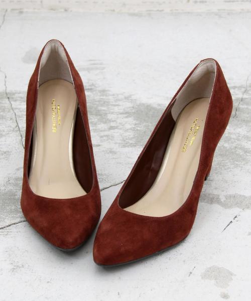 BEAUTY&YOUTH UNITED ARROWS（ビューティーアンドユースユナイテッドアローズ）の「BY∵ スウェードポインテッドトゥパンプス◆（パンプス・レディース・ダークブラウン/ネイビー/ライトグレー/ベージュ/ブラック/ブラウン/オリーブ・36/38/37h/36h/37/35h）」の17枚目の写真