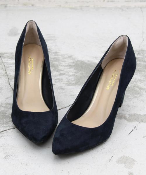BEAUTY&YOUTH UNITED ARROWS（ビューティーアンドユースユナイテッドアローズ）の「BY∵ スウェードポインテッドトゥパンプス◆（パンプス・レディース・ダークブラウン/ネイビー/ライトグレー/ベージュ/ブラック/ブラウン/オリーブ・36/38/37h/36h/37/35h）」の18枚目の写真