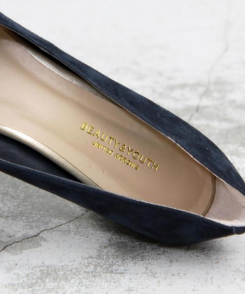 BEAUTY&YOUTH UNITED ARROWS（ビューティーアンドユースユナイテッドアローズ）の「BY∵ スウェードポインテッドトゥパンプス◆（パンプス・レディース・ダークブラウン/ネイビー/ライトグレー/ベージュ/ブラック/ブラウン/オリーブ・36/38/37h/36h/37/35h）」の12枚目の写真