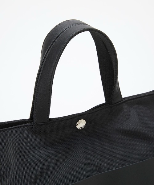 Breath TOPKAPI(ブレストプカピ)の「【Breath TOPKAPI sis】【WEB限定】ナイロン レザーポケット トートバッグ ショルダー付き A4 / 軽量 / CALM カーム(トートバッグ・レディース・カーキ/グレー/ブラック/ベージュ・FREE)」の22枚目の写真