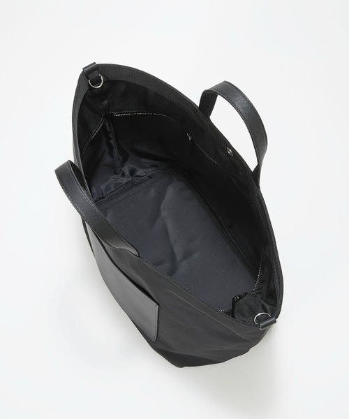 Breath TOPKAPI(ブレストプカピ)の「【Breath TOPKAPI sis】【WEB限定】ナイロン レザーポケット トートバッグ ショルダー付き A4 / 軽量 / CALM カーム(トートバッグ・レディース・カーキ/グレー/ブラック/ベージュ・FREE)」の18枚目の写真