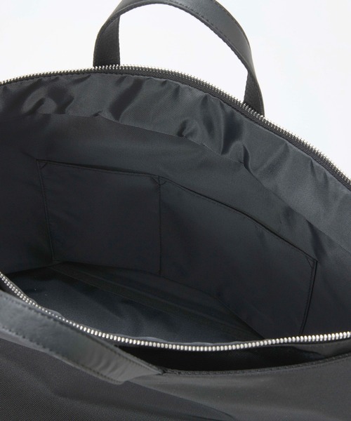 Breath TOPKAPI(ブレストプカピ)の「【Breath TOPKAPI sis】【WEB限定】ナイロン レザーポケット トートバッグ ショルダー付き A4 / 軽量 / CALM カーム(トートバッグ・レディース・カーキ/グレー/ブラック/ベージュ・FREE)」の16枚目の写真