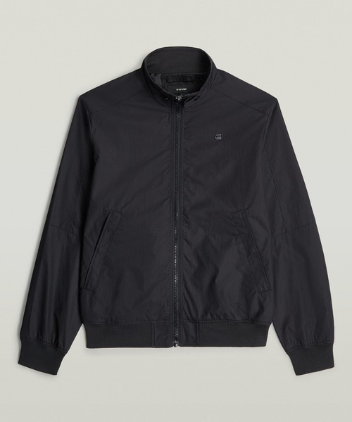 G-STAR(ジースター)の「Track Jacket/スタンドカラートラックジャケット/ジャージトップス/ジップアップブルゾン(ブルゾン・メンズ・ダークブラック・LARGE/MEDIUM/SMALL/X-LARGE/X-SMALL)」の5枚目の写真