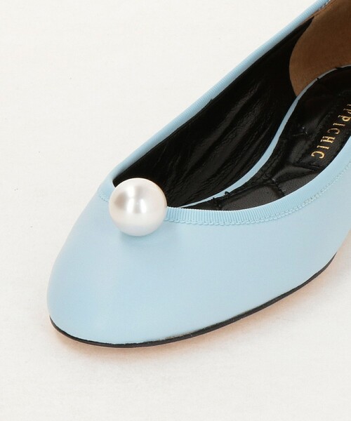 Pippichic（ピッピシック）の「＜PIPPICHIC＞CHUCHU F/PRL フラットシューズ（その他シューズ・レディース・ブラック/ライトブルー・35h/36/37/37h/36h/38）」の4枚目の写真