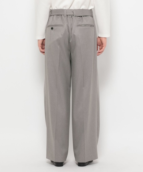 HARE(ハレ)の「【SET UP対応】ウールライクディープタックワイドパンツ(HARE)(スラックス・メンズ・ブルー/グレー/ブラック・SMALL/MEDIUM)」の22枚目の写真