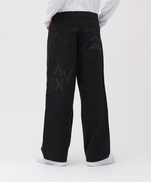 AVIREX(アヴィレックス)の「LEATHER PATCH DUCK DOUBLE KNEE / レザーパッチ ダック ダブルニー / AVIREX / アヴィレックス(その他パンツ・メンズ・ブラック/ブラウン・L/M/XL)」の4枚目の写真