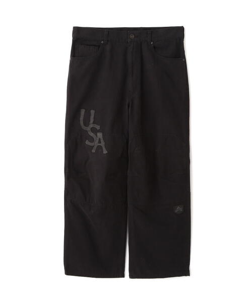 AVIREX(アヴィレックス)の「LEATHER PATCH DUCK DOUBLE KNEE / レザーパッチ ダック ダブルニー / AVIREX / アヴィレックス(その他パンツ・メンズ・ブラック/ブラウン・L/M/XL)」の7枚目の写真